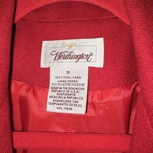 Worthington Bold Red Wool Jacket